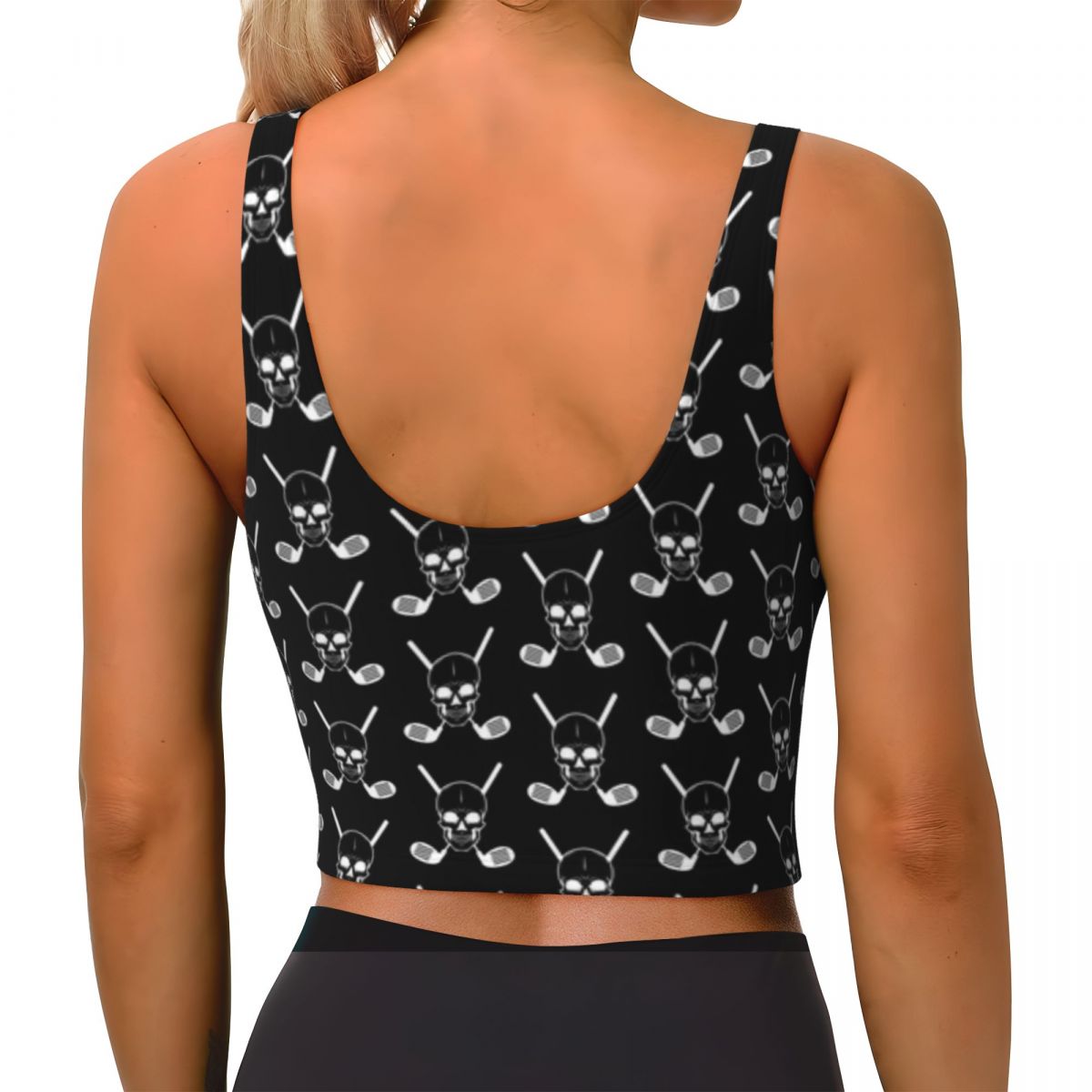Padded Yoga Top Golf Clubs Wit - Yoga Fitness Club recension och pris