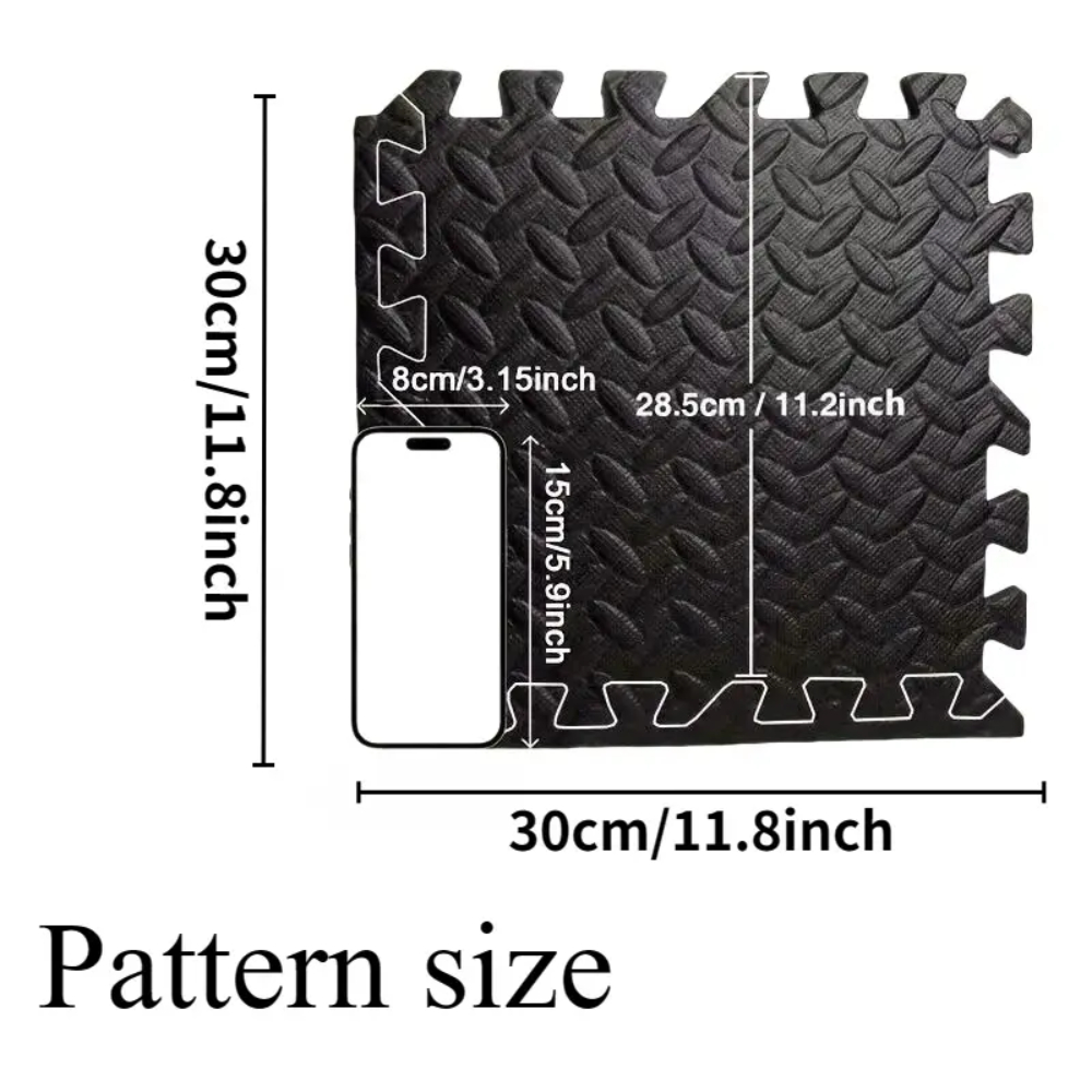 16 Piece Fitness Yoga Mat Soft - Gym Floor Mats recension och pris