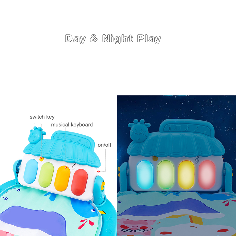 Musical Baby Activity Gym Rack - Gym Floor Mats recension och pris