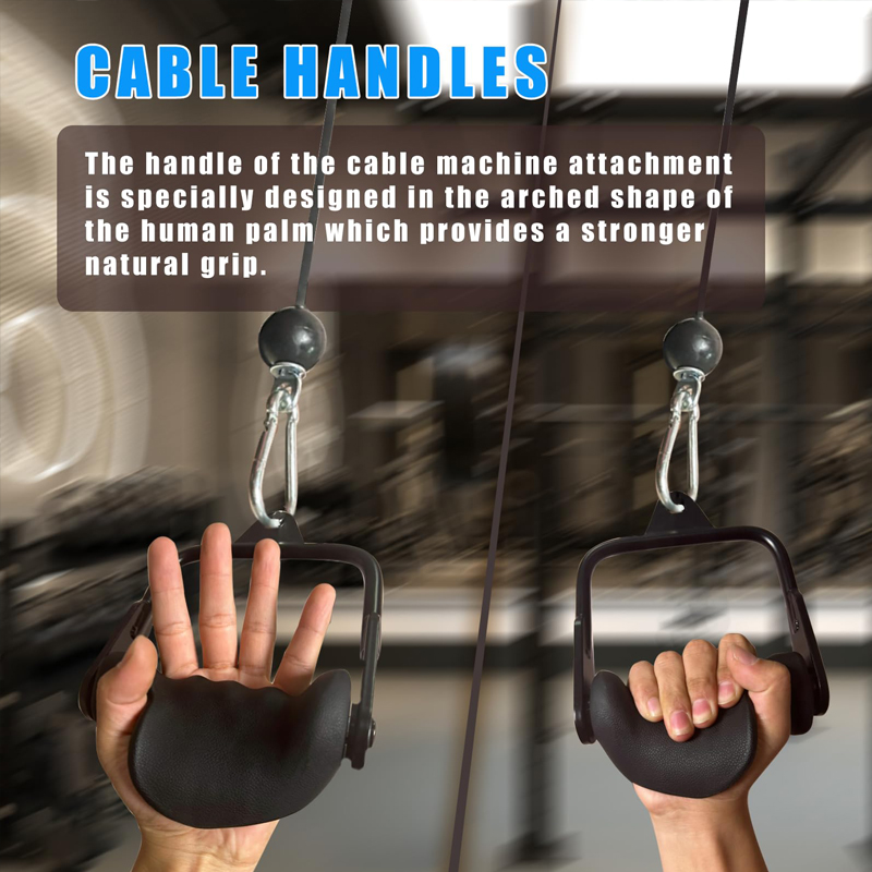 Ergonomic Tricep Rope Pulldown - Lat Pulldown Bar recension och pris