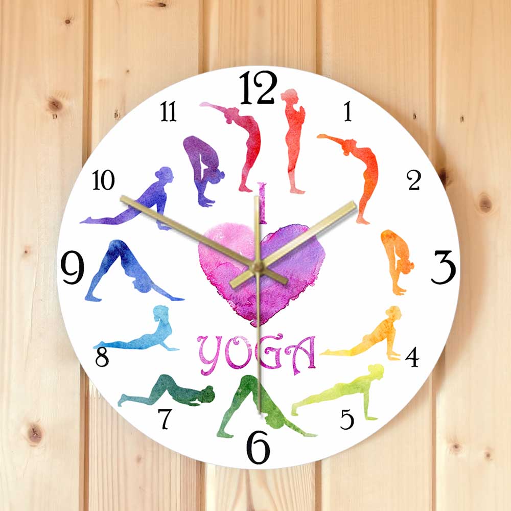 I Love Yoga Watercolor Paintin - Yoga Fitness Watch recension och pris