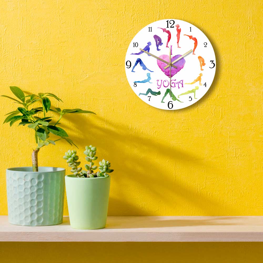I Love Yoga Watercolor Paintin - Yoga Fitness Watch recension och pris