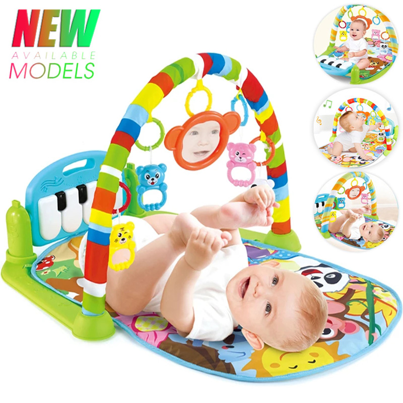 Baby Music Activity Gym Rug Pl - Gym Floor Mats recension och pris