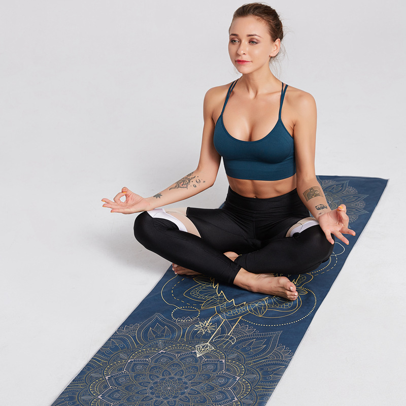 New Yoga Mat Towel 63*185cm Si - Gym Floor Mats recension och pris