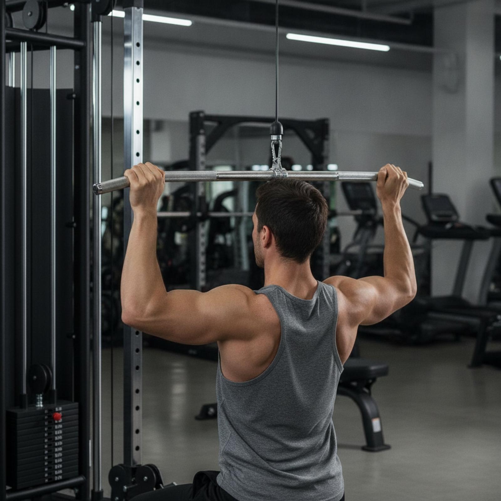 Lat Pulldown Bar Stainless Ste - Lat Pulldown Bar recension och pris