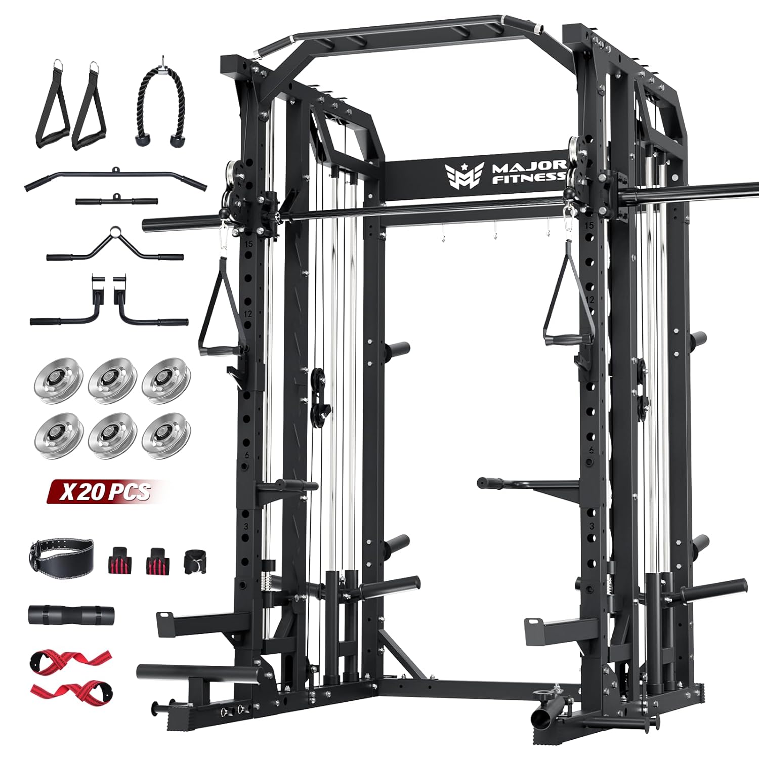 Smith Machine Home Gym Squat R - Lat Pulldown Bar recension och pris