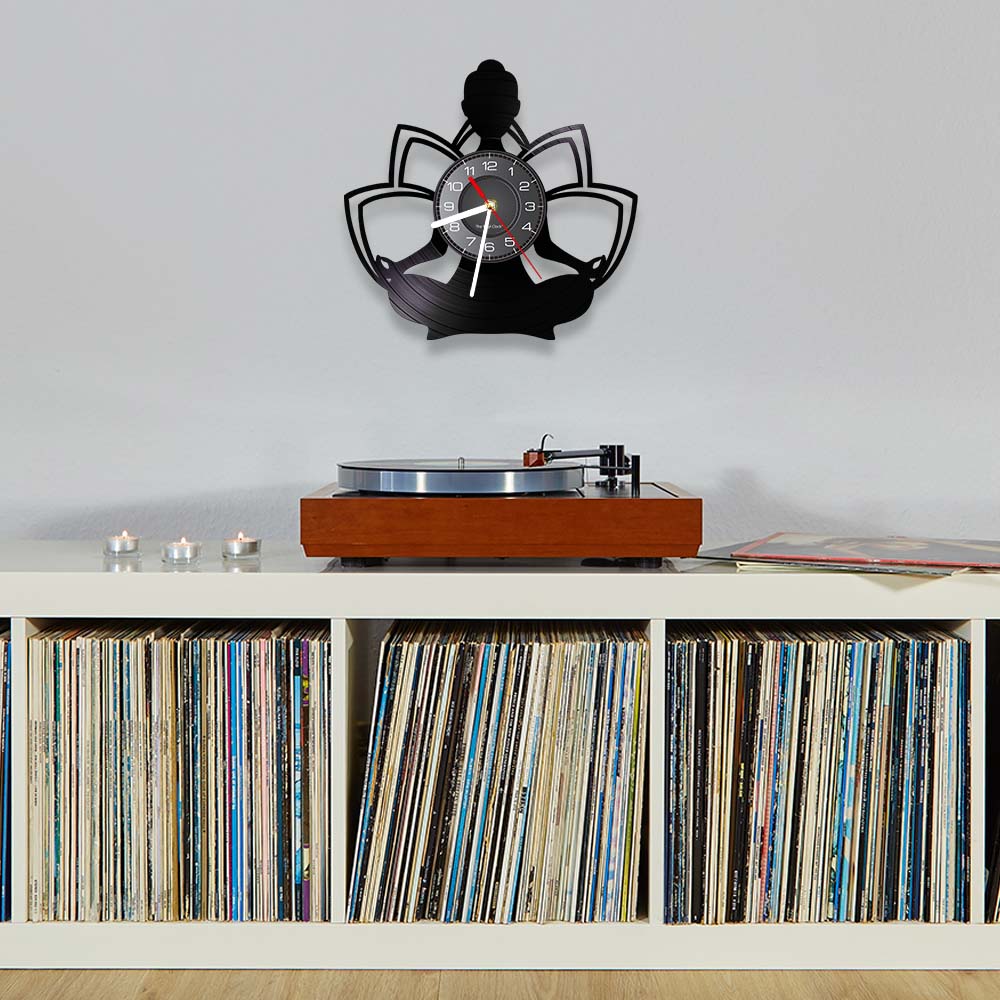 Yoga Pose Vinyl Record Wall Cl - Yoga Fitness Watch recension och pris