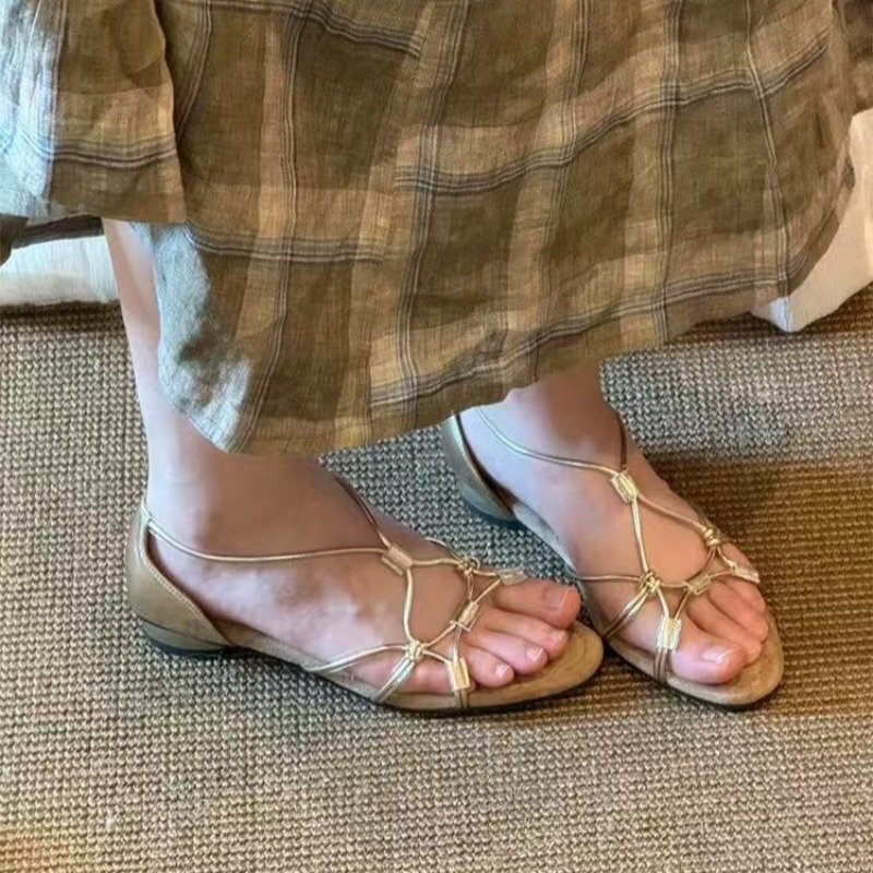 Slim Strap Low Heel Sandals Fa - Resistance Bands recension och pris