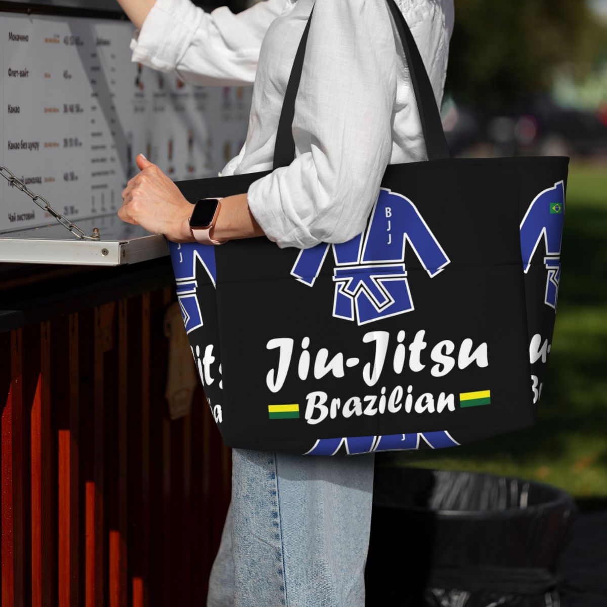 Jiu-Jitsu Beach Tote Bag Sport - Yoga Fitness Jiu Jitsu recension och pris