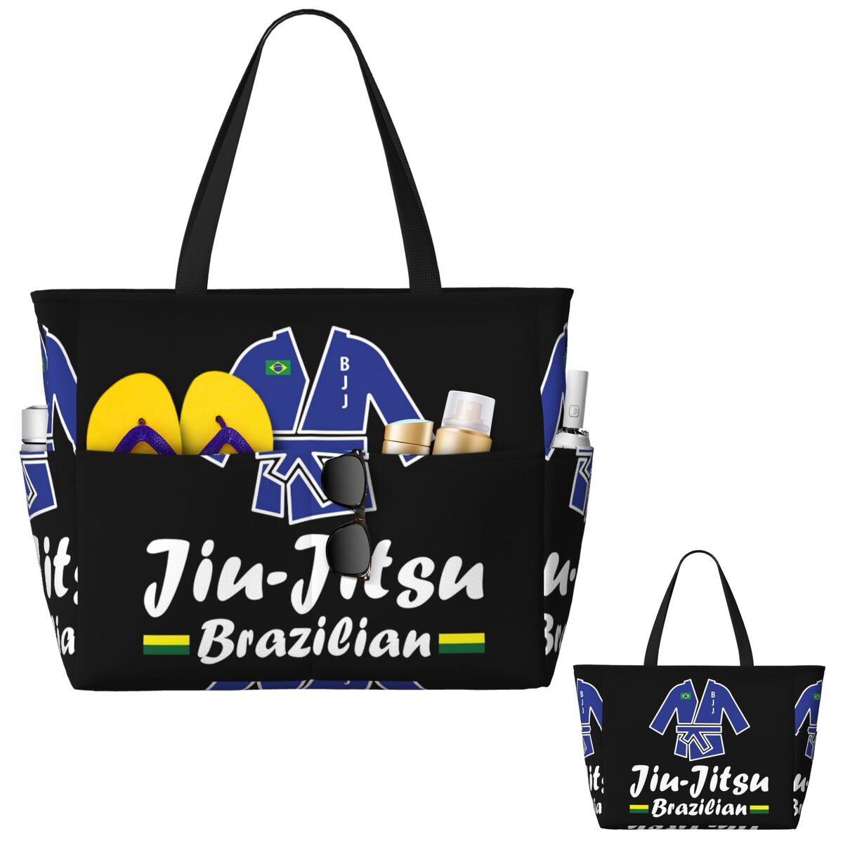 Jiu-Jitsu Beach Tote Bag Sport - Yoga Fitness Jiu Jitsu recension och pris