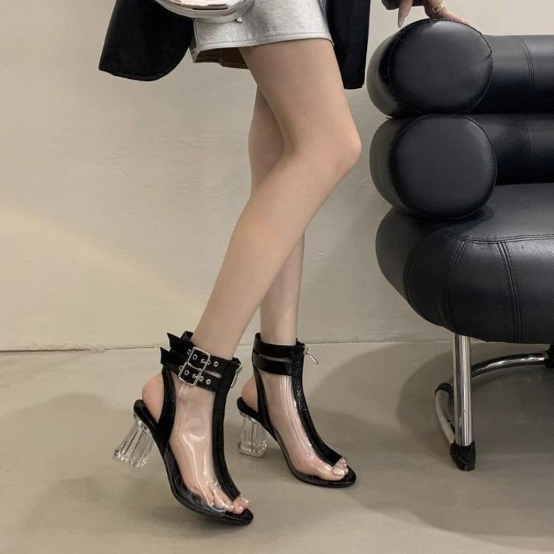 Crystal Heel Zip Sandals Summe - Resistance Bands recension och pris