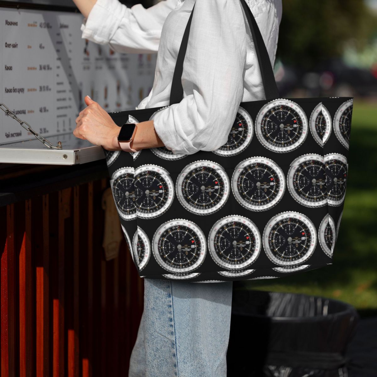 Luxury Watch Face Beach Tote B - Yoga Fitness Watch recension och pris