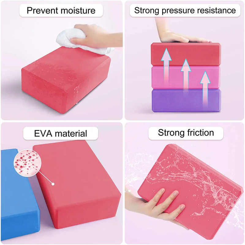 Yoga Building Blocks Cubes Pil - Gym Floor Mats recension och pris